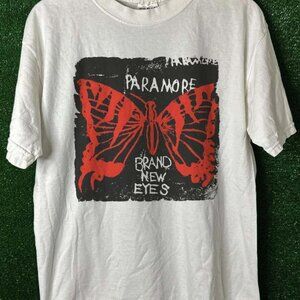 Paramore Brand New Eyes Graphic Band Tee Retro Pop Punk Fan Gift Unisex T-Shirt